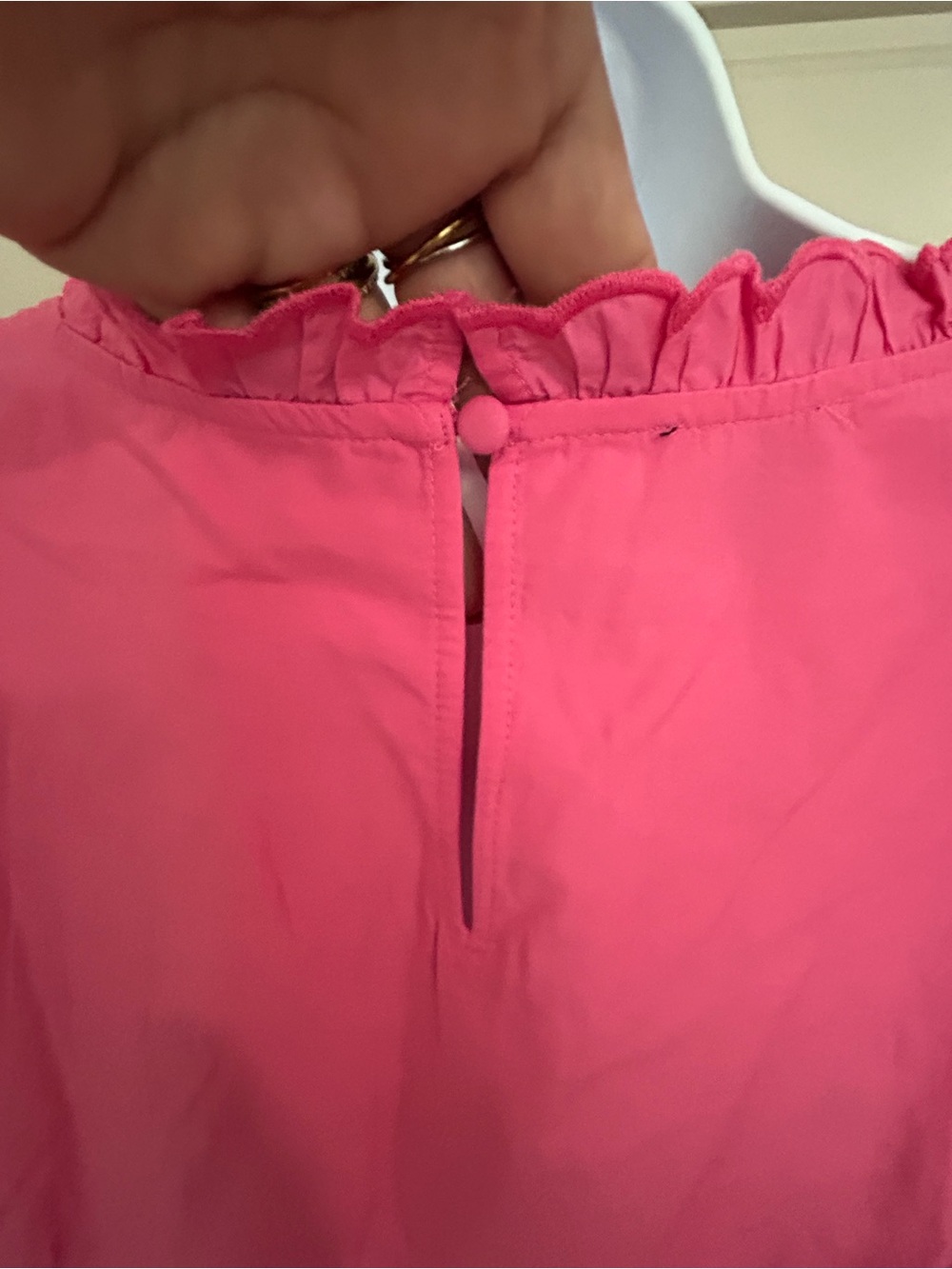 Talbots Pink Eyelet Tunic Top - Picture 5 of 8